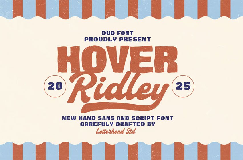 Hover Ridley Font