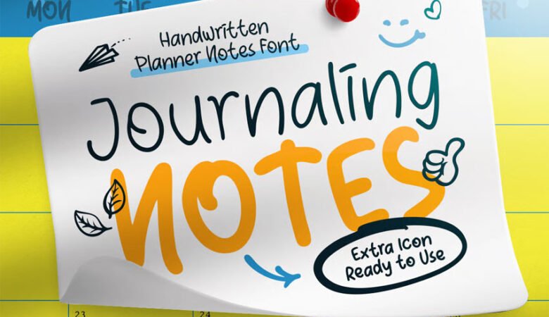 Journaling Notes Font
