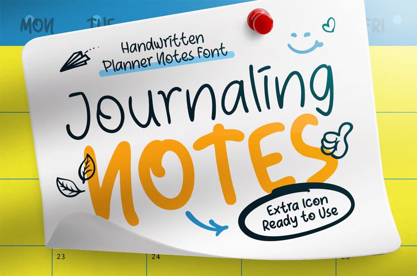 Journaling Notes Font