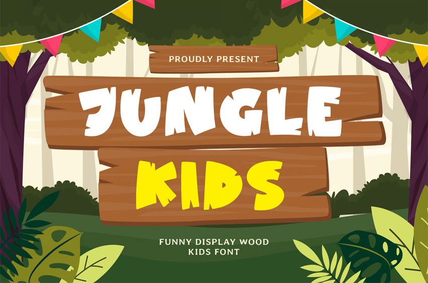 Jungle Kids Font