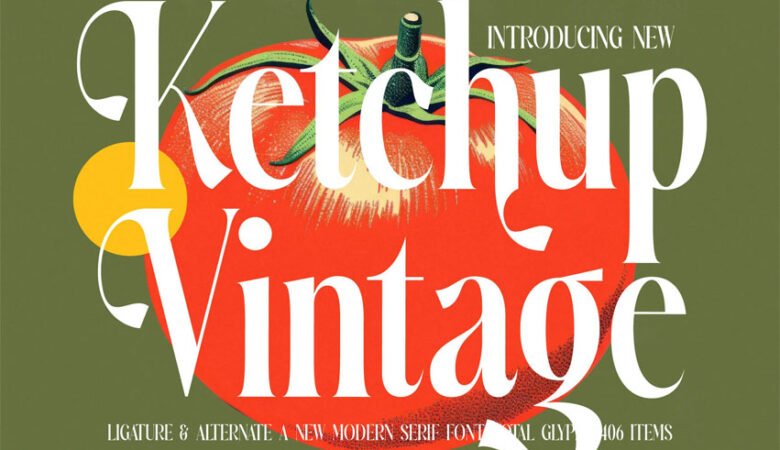 Ketchup Vintage Font
