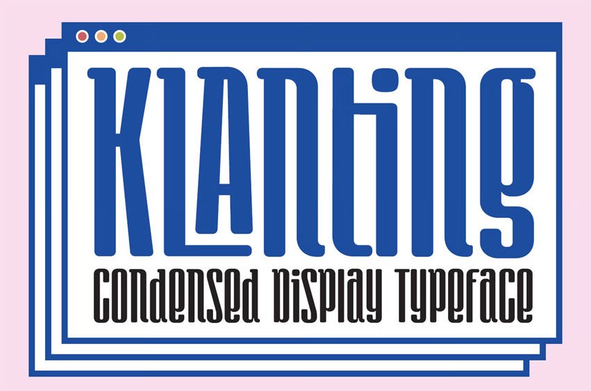 Klanting Font