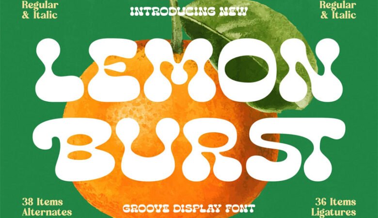 Lemon Burst Font
