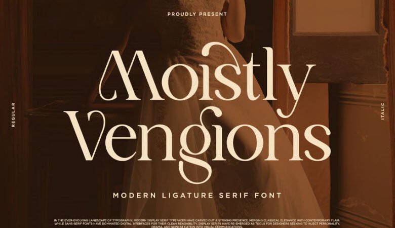 Moistly Vengions Font