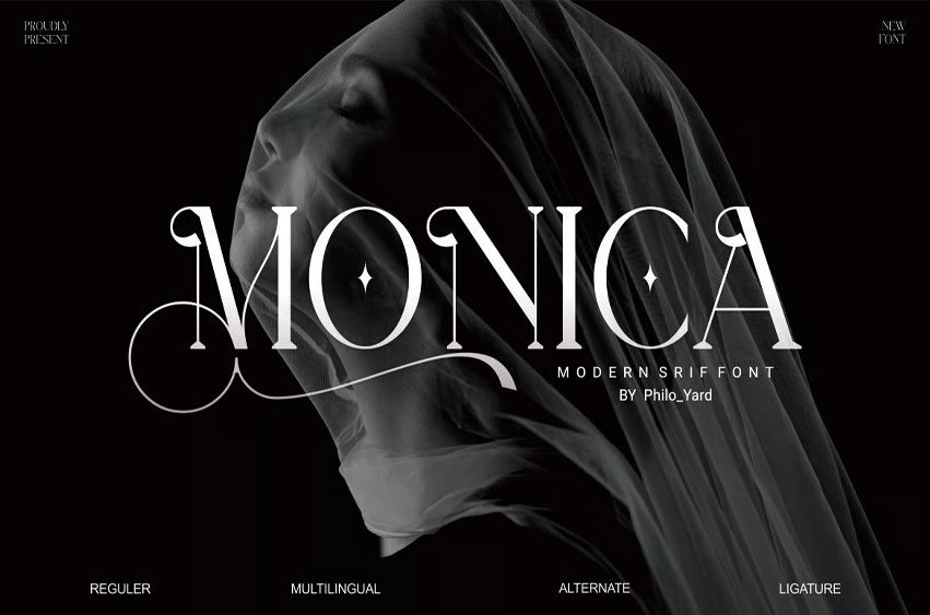 Monica Modern Font