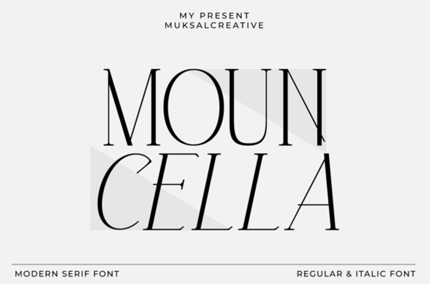 Mouncella Font