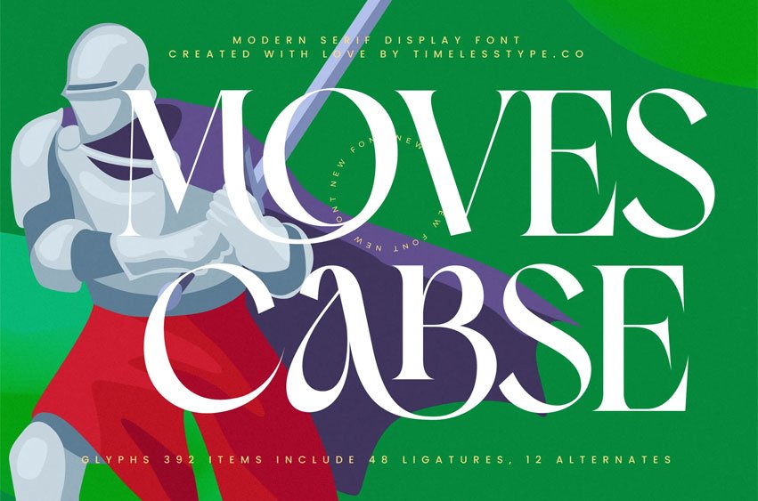 Moves Cabse Font