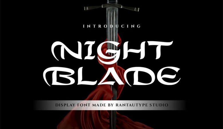 Night Blade Font
