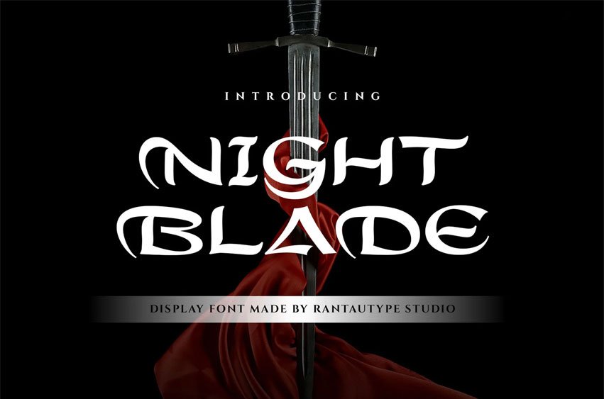 Night Blade Font