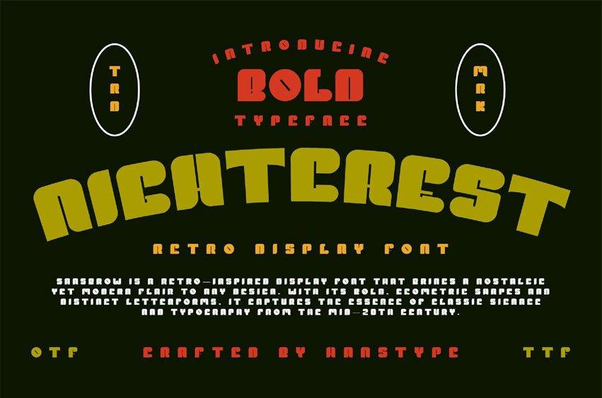 Nightcrest Font
