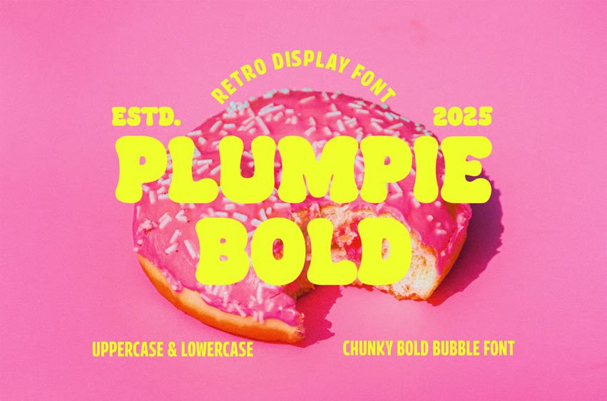 Plumpie Bold Font