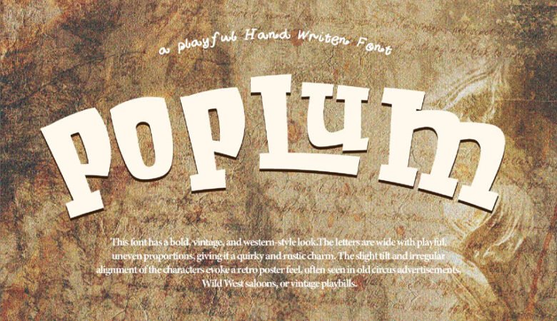 Poplum Font