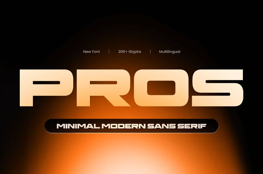 Pros Font