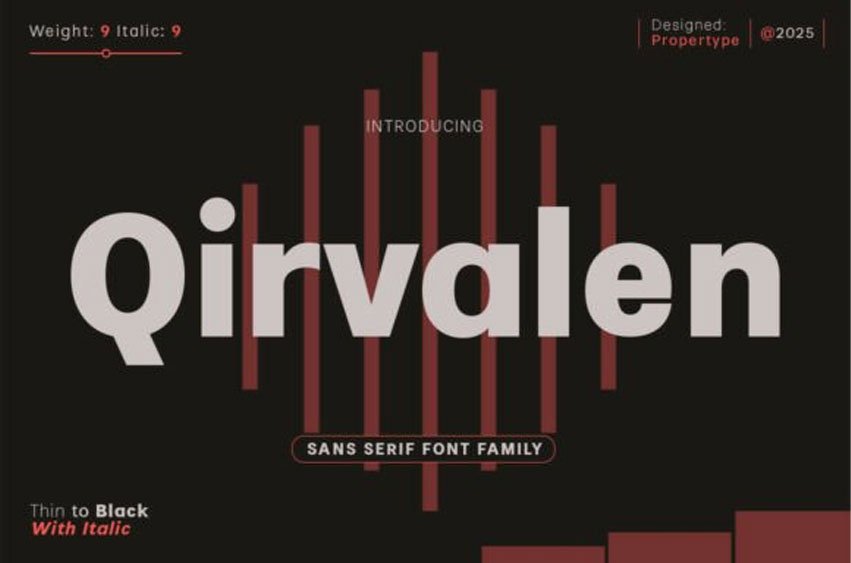Qirvalen Font
