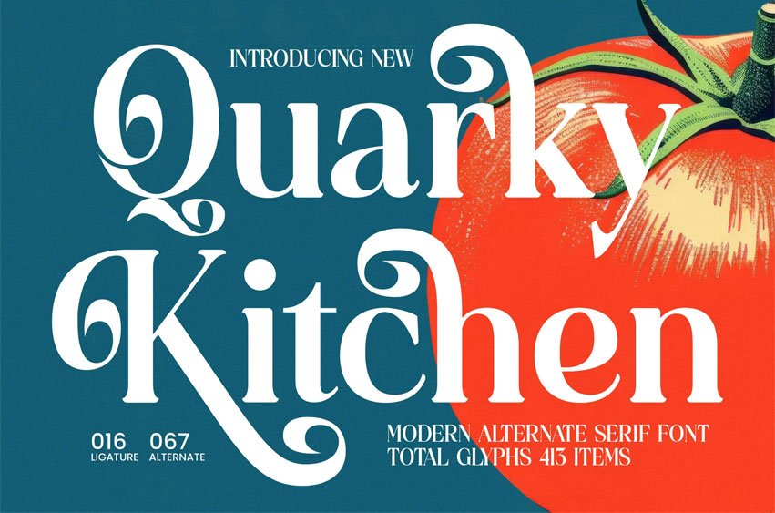 Quarky Kitchen Font