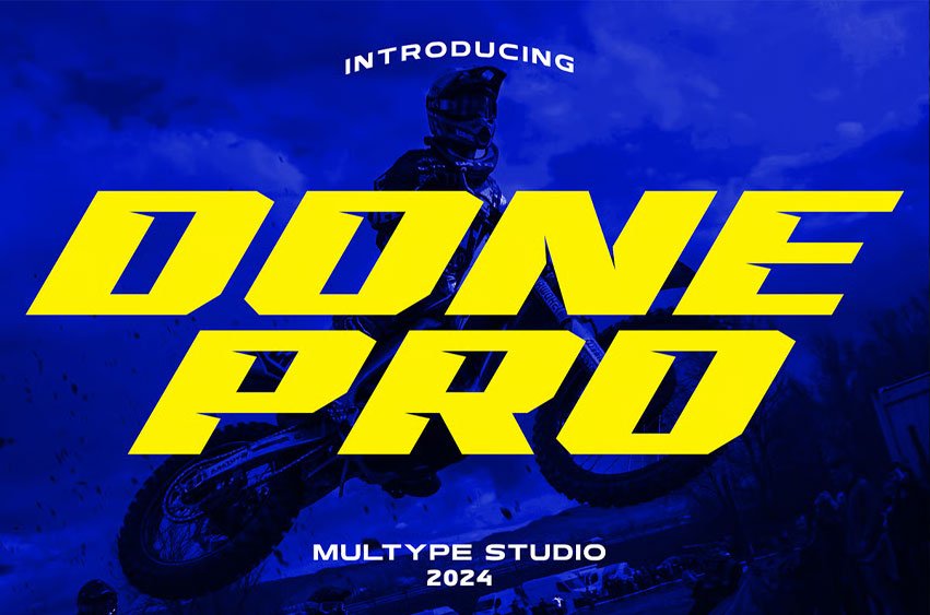 Racing Done Pro Font