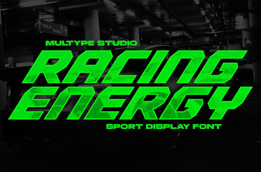 Racing Energy Font