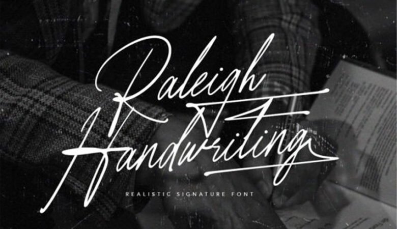 Raleigh Handwriting Font