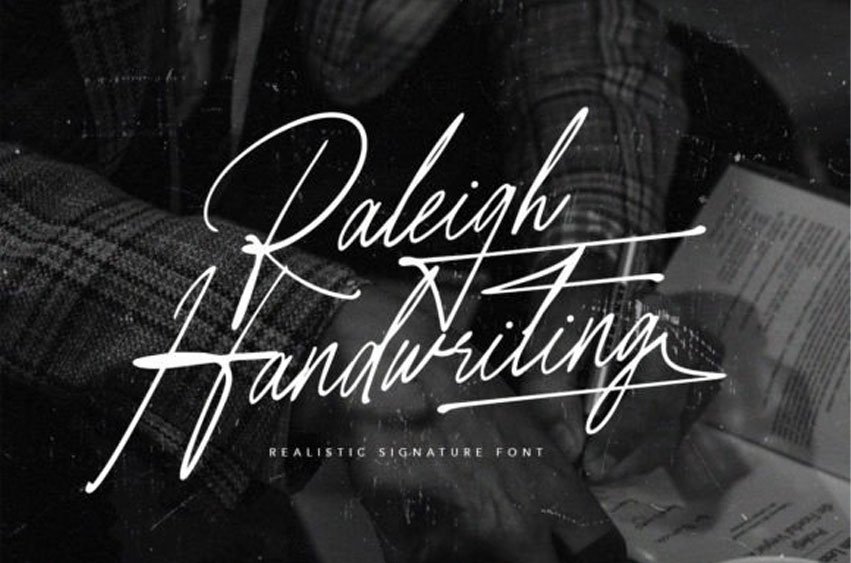 Raleigh Handwriting Font