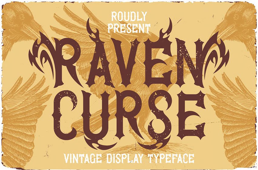 Raven Curse Font