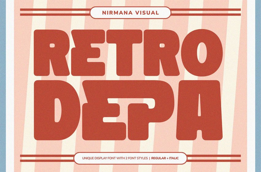 Retro Depa Font