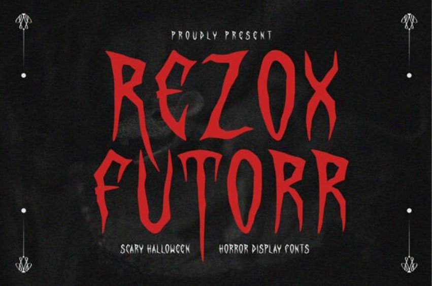 Rezox Futorr Font