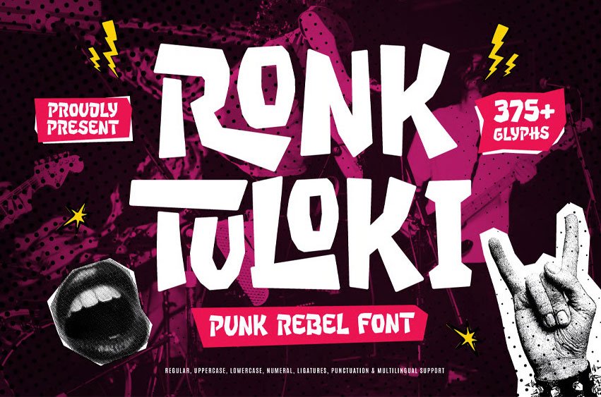 Ronk Tuloki Font