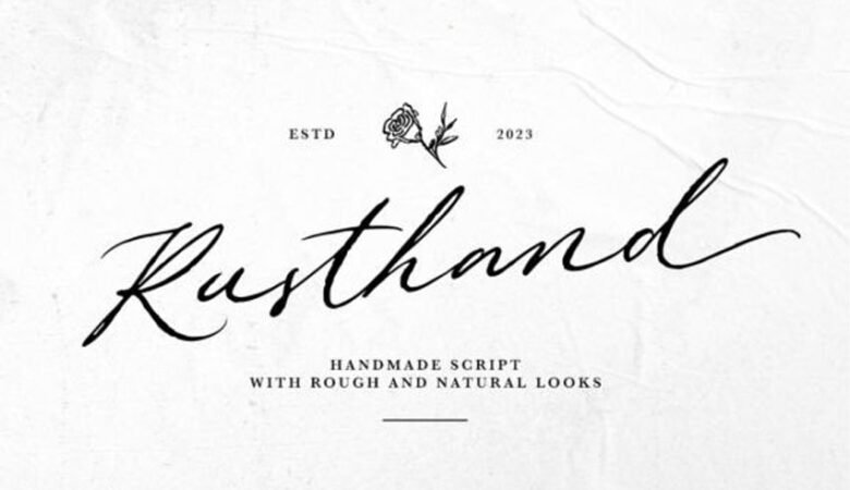 Rusthand Font
