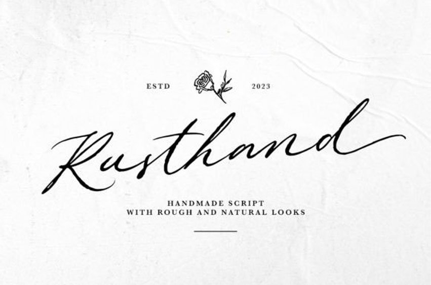 Rusthand Font