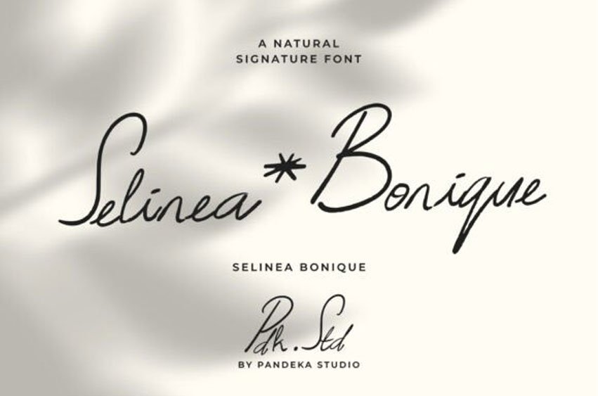 Selinea Bonique Font
