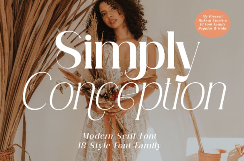 Simply Conception Font