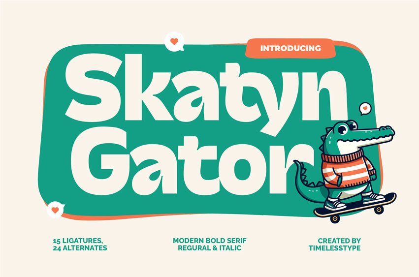 Skatyn Gator Font