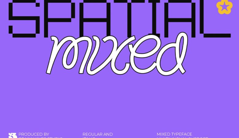 Spatial Mixed Font