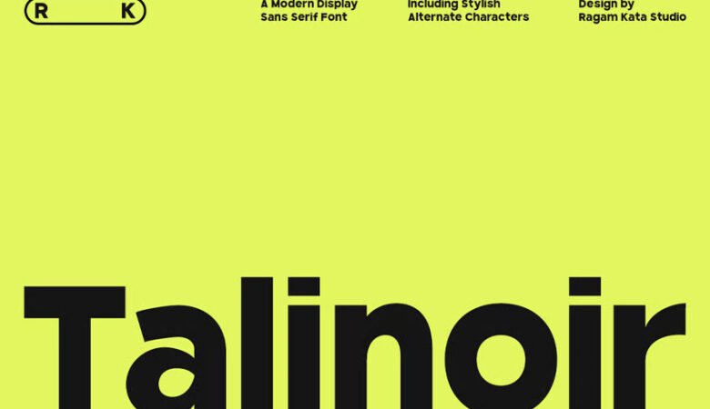 Talinoir Font