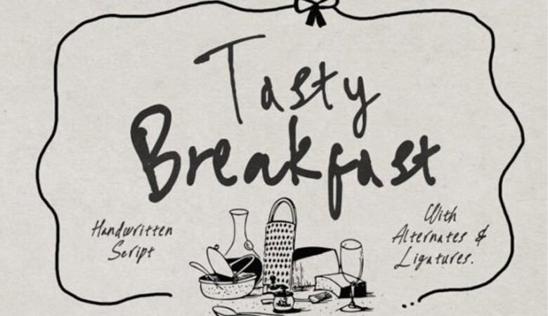 Tasty Breakfast Font