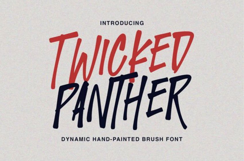 Twicked Panther Font