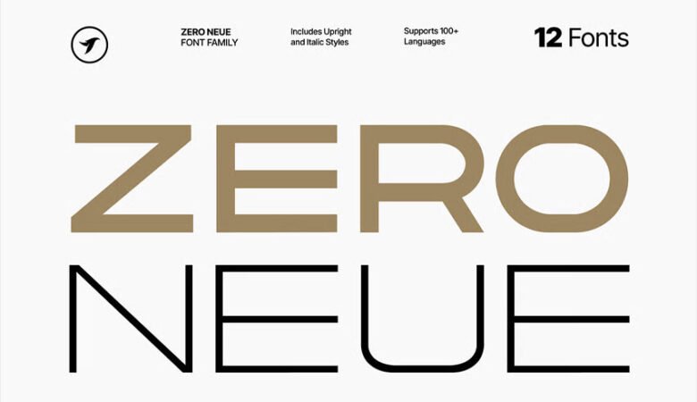 Zero Neue Font