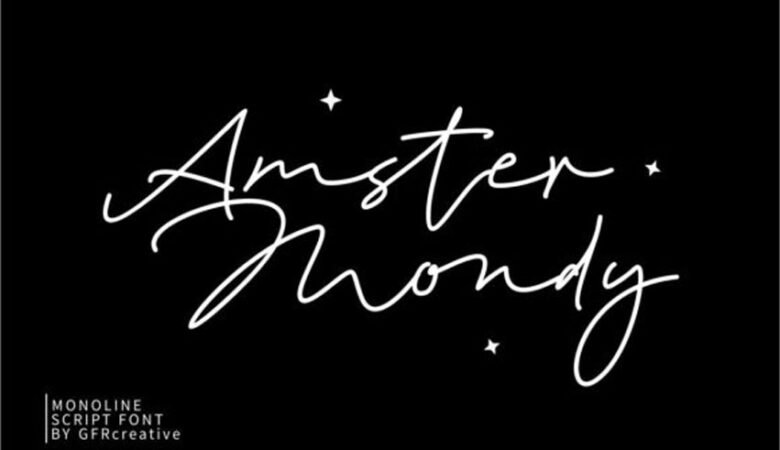 Amster Mondy Font