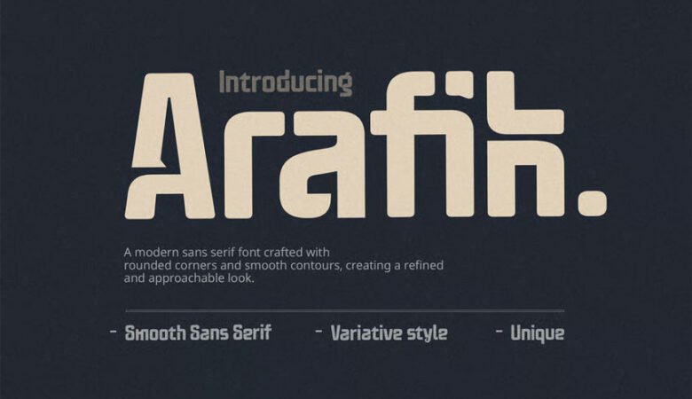 Arafik Font
