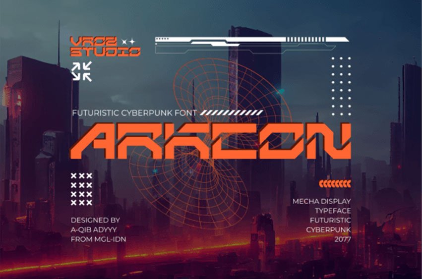 Arkcon Font