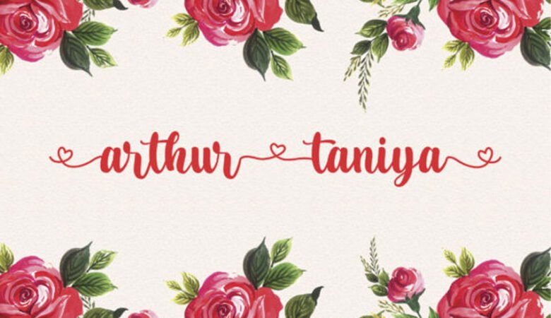 Arthur Taniya Font