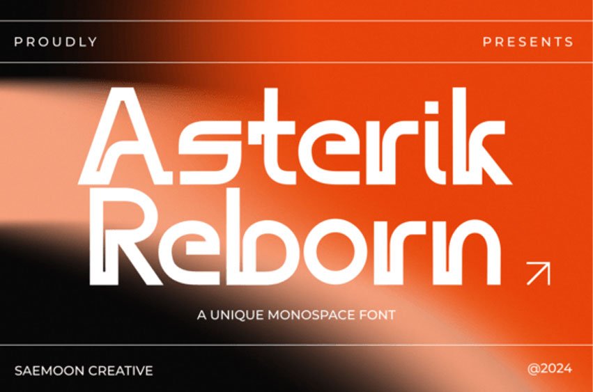Asterik Reborn Font