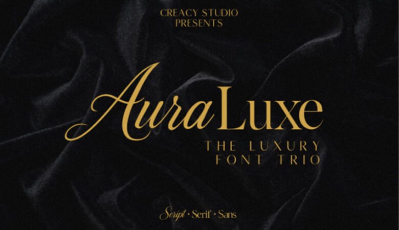 Auraluxe Trio Font