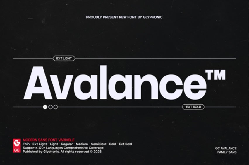 Avalance Font
