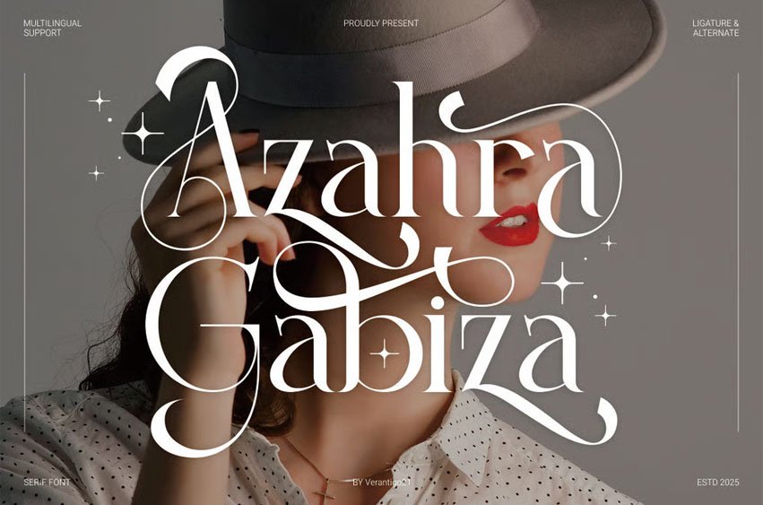 Azahra Gabiza Font