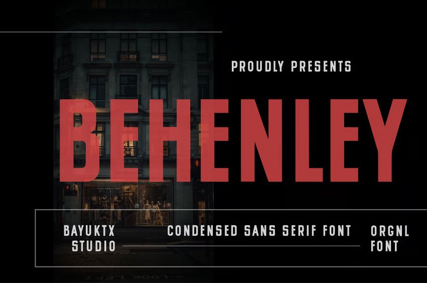 Behenley Font