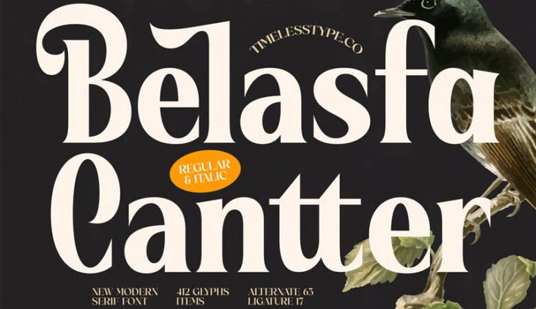 Belasfa Cantter Font
