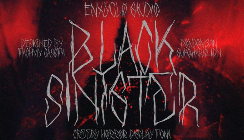 Black Sinister Font