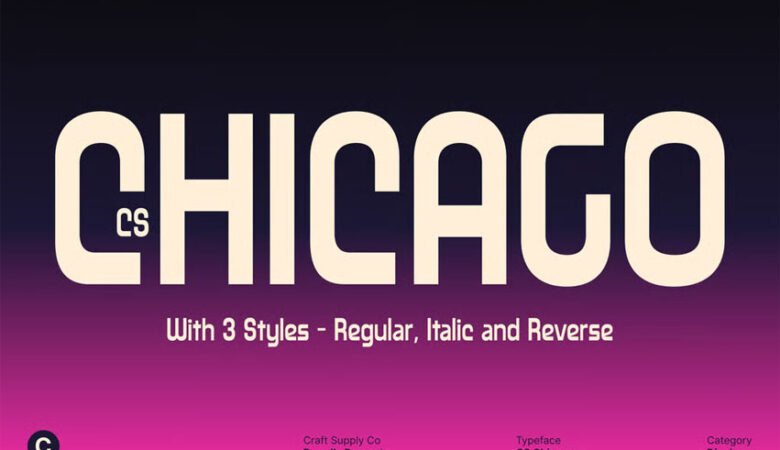 CS Chicago Font