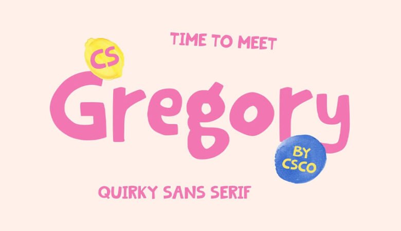 CS Gregory Font